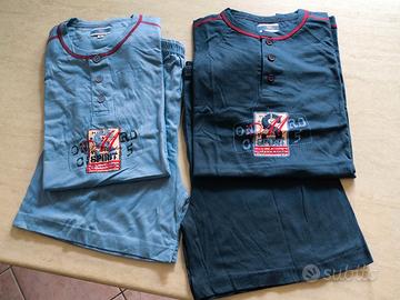 coppia pigiami in cotone