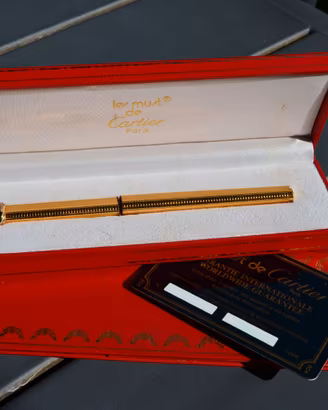 Penna MUST DE CARTIER placcata oro - SOLO CORPO