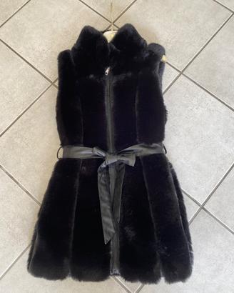 Pellicia sintetica smanicata