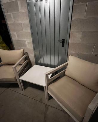 Set poltrone da terrazzo/giardino