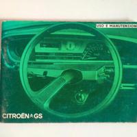 Libretto manutenzione Citroen GS