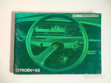 Libretto manutenzione Citroen GS