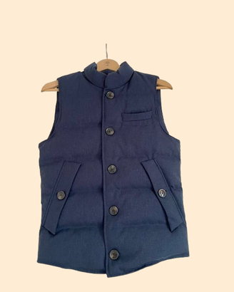 Gilet smanicato John Henric imbottito in piuma oca