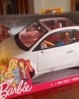 fiat 500 bianca con barbie (2018) FVR07
