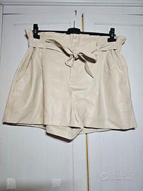 Pantaloncini pelle 