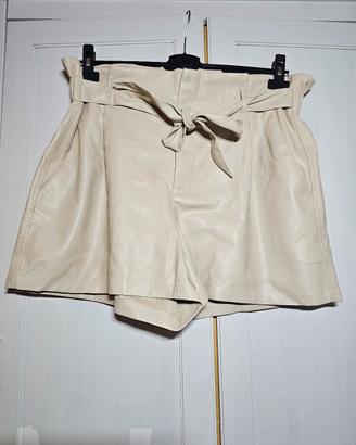 Pantaloncini pelle 