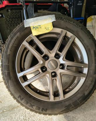 HONDA 4 ruote invernali cerchio DEZENT gomma NEXEN