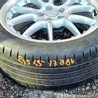 4 cerchi BBS + 4 gomme Continental 215/45r17