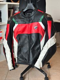 Giacca moto in pelle ducati corse c3 dainese tg50