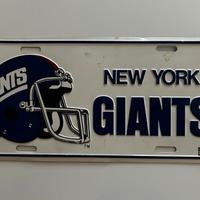 Targa metallo New York Giants NFL