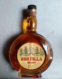 BOTTIGLIA ORO PILLA BRANDY ANNI '70