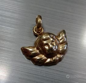 ciondolo collana Oro 750 18 kt angelo