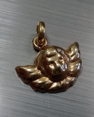 ciondolo collana Oro 750 18 kt angelo