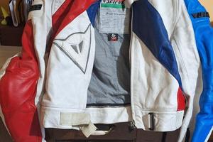 Completo Dainese moto vera pelle