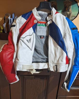 Completo Dainese moto vera pelle