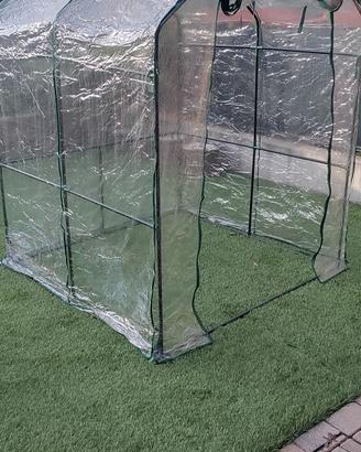 Serra a casetta 140x140 h195 telo pvc