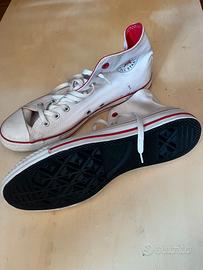 Converse All star nuove alte bianche 44