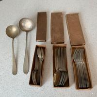 POSATE IN LEGA DI ARGENTO ANNI 900