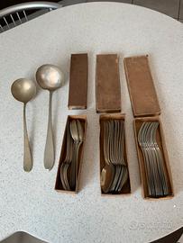 POSATE IN LEGA DI ARGENTO ANNI 900