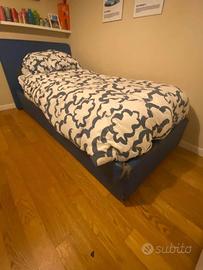 Letto singolo con contenitore