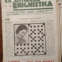 Settimana enigmistica 1935, 1936, 1937, 1938