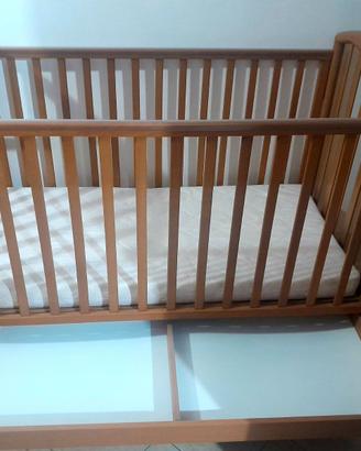 Lettino con cassettone