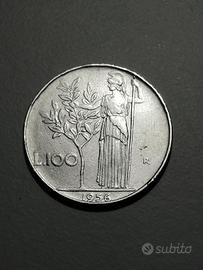 100 Lire 1956 Repubblica Italiana 