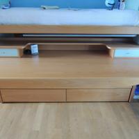 Letto a castello in legno