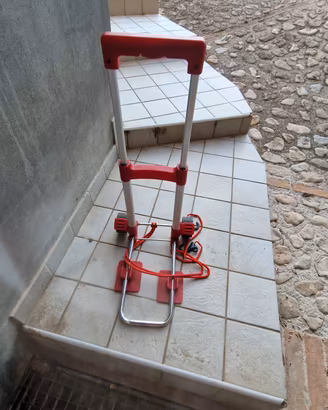 carrello per cassetta wc camper e altro