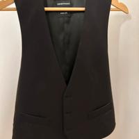 Gilet nero Armani emporio taglia 48 sartoriale