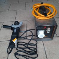 Smerigliatrice angolare da 115 a 48 volt C.A.