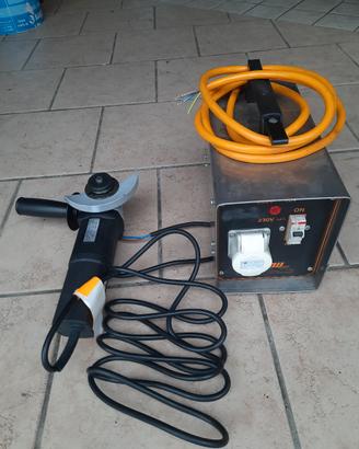 Smerigliatrice angolare da 115 a 48 volt C.A.