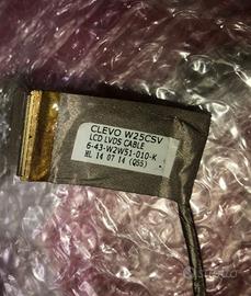 Cavo Display CLEVO W25CSV LCD LVDS 40pin