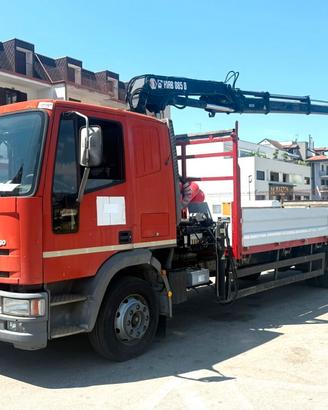 IVECO 120E18 GRU 2011 CASSONE METRI 6.50