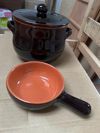 Pentola e Tegamino di coccio