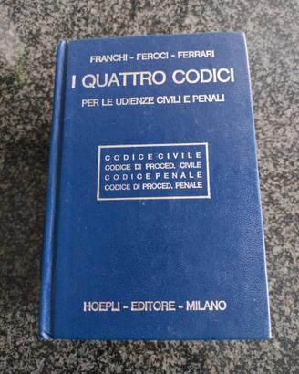 I 4 Codici Hoepli 1985 