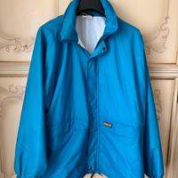 Giacca a vento azzurra K-Way uomo
