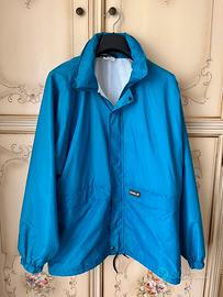 Giacca a vento azzurra K-Way uomo