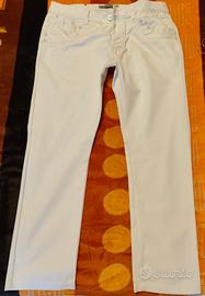 Jeans da uomo in colore bianco