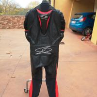 tuta moto 50 spyke perfetta intera pelle
