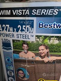 piscina  bestway mt 4,27 x mt 2,50