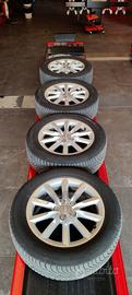 Cerchi e pneumatici Audi Q3 17 pollici usati inver