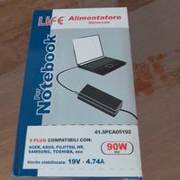 alimentatore universale per notebook 