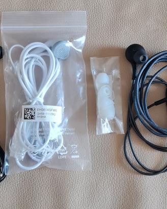 Auricolari Samsung ed Lg con ricambi 
