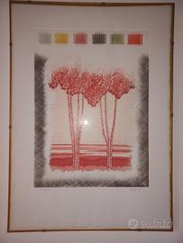 quadro 'Alberi' Mario Rossello