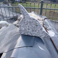 cappello d'alpino in granito 