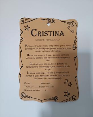 Pergamena in cuoio Cristina 