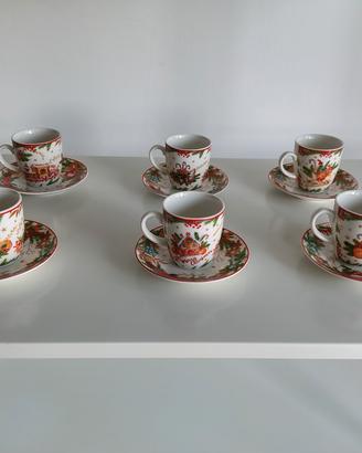 Tazzine caffè - tema natalizio