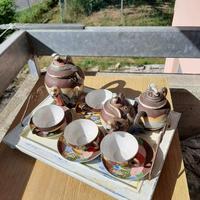 Raffinato set da tè giapponese Satsuma con draghi