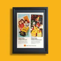 Pubblicità originale poster vintage rullino Kodak